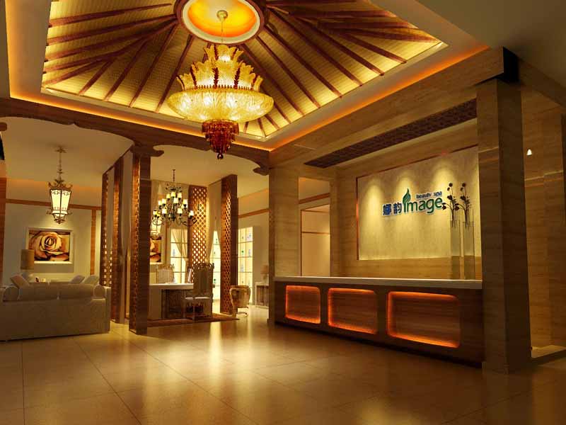 女子美容养生会所装修设计