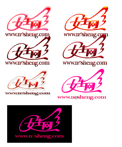 <em>女生网</em>+网站<em>logo</em>/<em>标志</em>设计